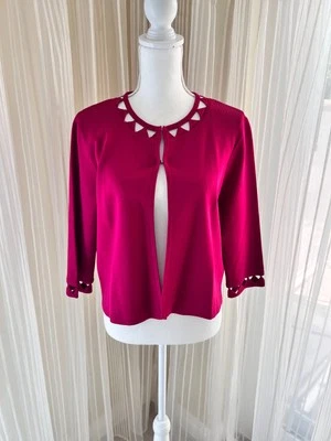 Ted Baker Maroon Red Cardigan, Ted size 3, US size 8 - Image 1 of 4