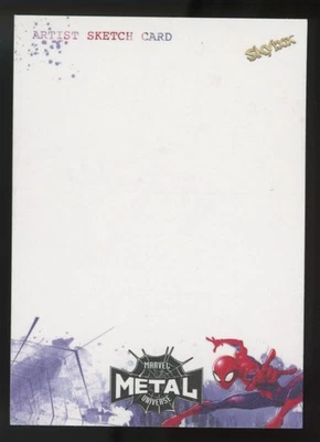 Marvel 2021 Skybox Metal Universe Spider-Man Artist Sketch Card Blank 1/1 - Image 1 of 2