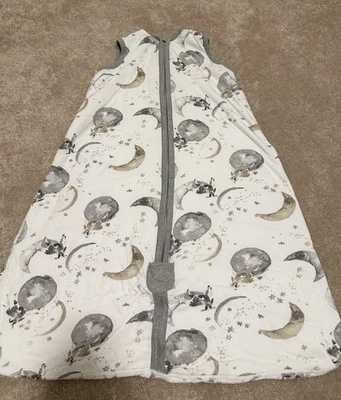 Burt’s Bees Apicultor Vaca Luna Algodón Orgánico Acolchado Manta Usable XL Foto 1 de 3