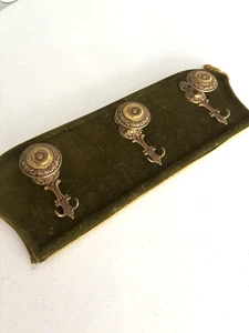 victorian brass wall coat rack Mid Century Hollywood Regency Entry Wall Rack X1 - Picture 1 of 17