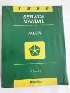 98 Eagle Talon factory original service manual suite - Picture 1 of 5