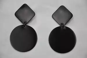 Emporio Armani Ohrringe hängen Kunststoffschleife Kreis neuwertig Schmuck - Bild 1 von 4