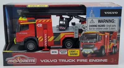 Majorette Volvo Camión Bomberos Luces de Metal y Sonido Sellados de Fábrica Juguetes Simba Foto 1 de 3