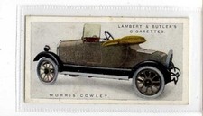 (Jb4241-100)  LAMBERT & BUTLER,MOTOR CARS A SERIES GREEN,MORRIS-COWLEY,1922#8