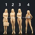 1/64 1/43 model fashion female secretary unpaint figure fit diorama sand table