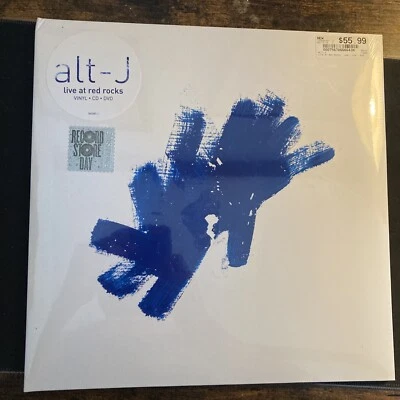Alt-J Live At Red Rocks 2 LP + DVD Blue Colored Vinyl LP RSD Rare OOP New - Image 1 of 4