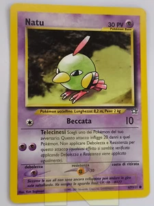 Natu ® Neo Genesis 67/111 ® Comune ® Pokemon ® Italiano ® EX - Picture 1 of 5