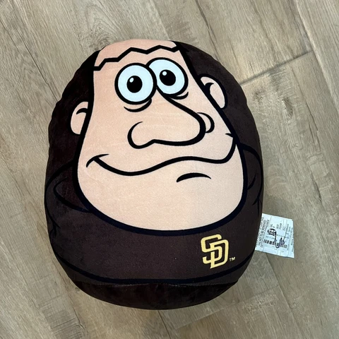 MLB San Diego Padres Mascot Pillow 13” Cover
