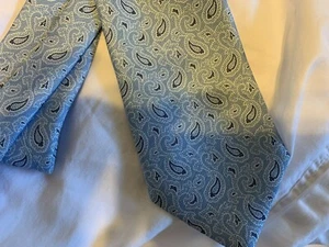 Corbata BRIONI hecha en Italia tejida seda/lino - Imagen 1 de 5