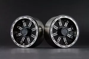Jazrider Aluminum 1.9" Beadlock 8 Spoke Wheels(2pcs,Type E) For RC Crawler/Truck - Picture 1 of 5