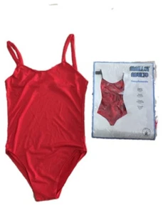 DISFRAZ BODY MAILLOT RUBÍES TIRANTES ROJO TALLA:UNICA (S/M) CARNAVAL .Nuevo.78 - Imagen 1 de 4