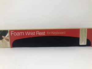 3M Antimicrobial Foam Keyboard Wrist Rest Nonskid Base Black WR209MB - Picture 1 of 9