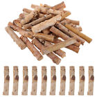 30pcs Natural Wood Log Sticks for Crafting and DIY Projects