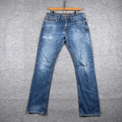 Lucky Legend 121 Legend Straight Jeans Mens 30x32 (31x31) Blue Denim Selvedge - Image 1 of 4
