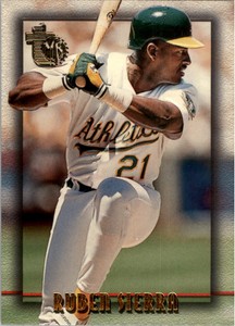 1995 Topps Embossed #14 Ruben Sierra 