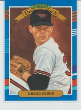 GREGG OLSON ~ NM Orioles Baseball Card #23 ~ Leaf 1990 ~ DISCOUNTS AVAILABLE
