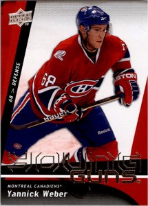 2009-10 Upper Deck Canadiens Hockey Card #220 Yannick Weber YG Rookie