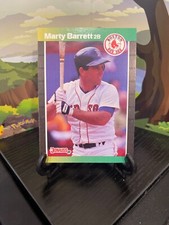 1989 Donruss Marty Barrett #184 Baseball Card