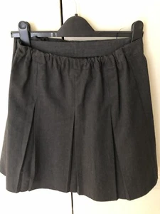 3 X Girls Grey School Skirt Age 9-10years George VGC - Picture 1 of 4