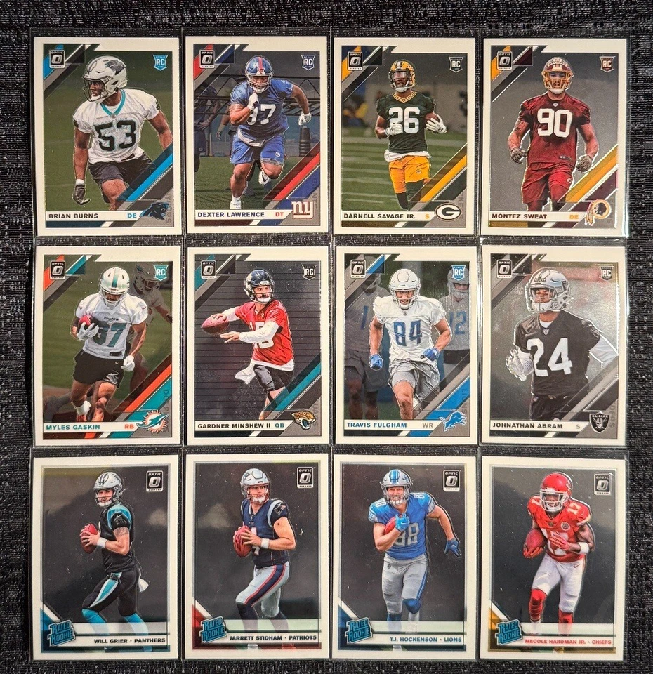 2019 Panini Donruss Optic Complete Your Set You Pick NFL Rookie Card #101-200 - Image 1 of 1