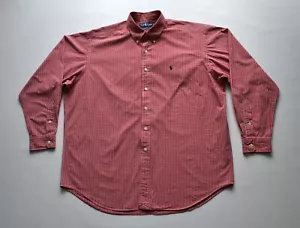 RALPH LAUREN BLAKE Two-Ply Cotton Men's Shirt Herren Hemd Gr. XL Kariert/ Check - Bild 1 von 5
