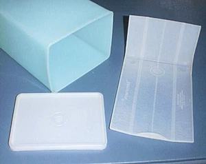 TUPPERWARE "Big Freeze" Ice Cream Freezer Box Container #484 Tray #485 Seal #486 - Picture 1 of 3