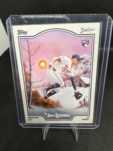 2025 Topps x Bob Ross the Joy of Painting Brooks Lee (RC) - Bild 1 von 2