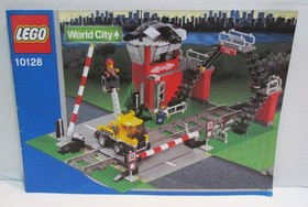 LEGO ORIGINAL INSTRUCTION MANUAL for WORLD CITY 10128 TRAIN LEVEL CROSSING SET