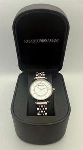 Reloj de acero Emporio Armani T-Bar para mujer en caja con esfera de cristal sin trapear - Imagen 1 de 11