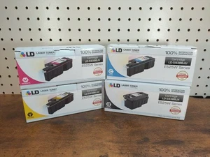 Toner compatibile LD Dell E525w cartuccia set 1 nero 1 ciano 1 magenta 1 giallo - Foto 1 di 2