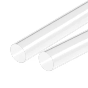 Tubo acrilico trasparente rigido tondo 41 mm (1 5/8") ID 45 mm (1 3/4") OD 18" per L... - Foto 1 di 6
