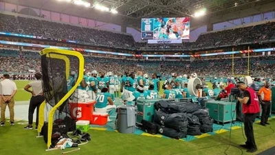 Miami Dolphins vs Baltimore Ravens SW Sideline Access Passes 10/30 8pm TNF Field - Image 1 of 4
