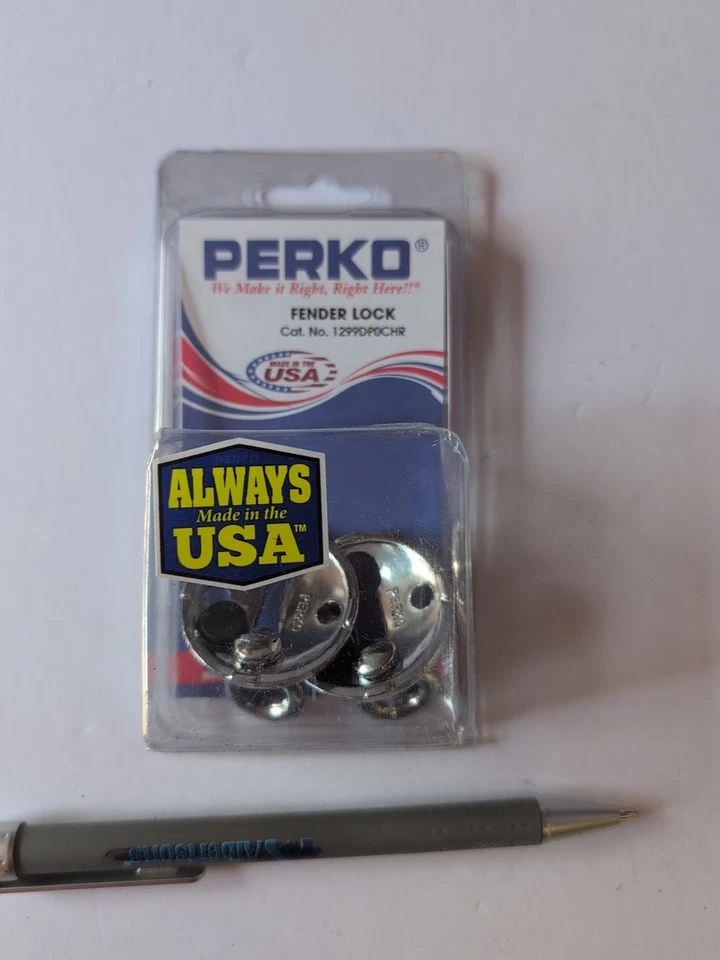 Perko Fender Lock 2-pk 1299DP0CHR BA14 Foto 1 de 3