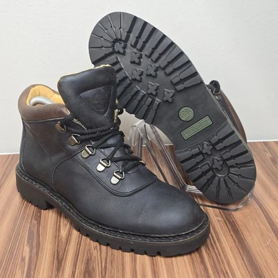 Botas Timberland De Colección Cuero Negro Huking Chukka Combate Con Cordones Para Mujer Talla 7 Foto 1 de 4