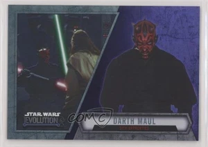 2016 Topps Star Wars Evolution Purple Lightsaber Darth Maul Sith Apprentice 1j8 - Picture 1 of 3
