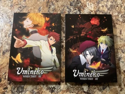 UMINEKO WHEN THEY CRY Blu-ray Volume 1 & 2 Premium Edition NISA Anime LOT OOP Foto 1 de 4