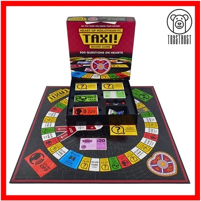 Hearts FC Taxi Board Game Scottish Football Quiz Trivia Question Family Fun 12+ - Image 1 of 4