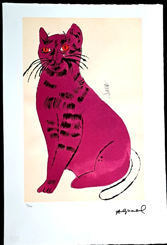 Andy Warhol -  57x38  - Limitierte Auflage Nr. 58/100 - Bild 1 von 4