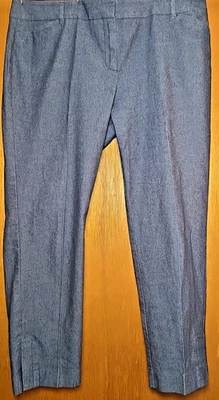 Van Heusen Womens Stretch Extensible Ankle Chino Pant Size 14 Short Blue  - Image 1 of 4