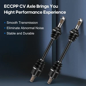 ECCPP CV Axle Set Fits 2009-2014 Yamaha Grizzly 550 Rear Left & Right - Picture 1 of 7