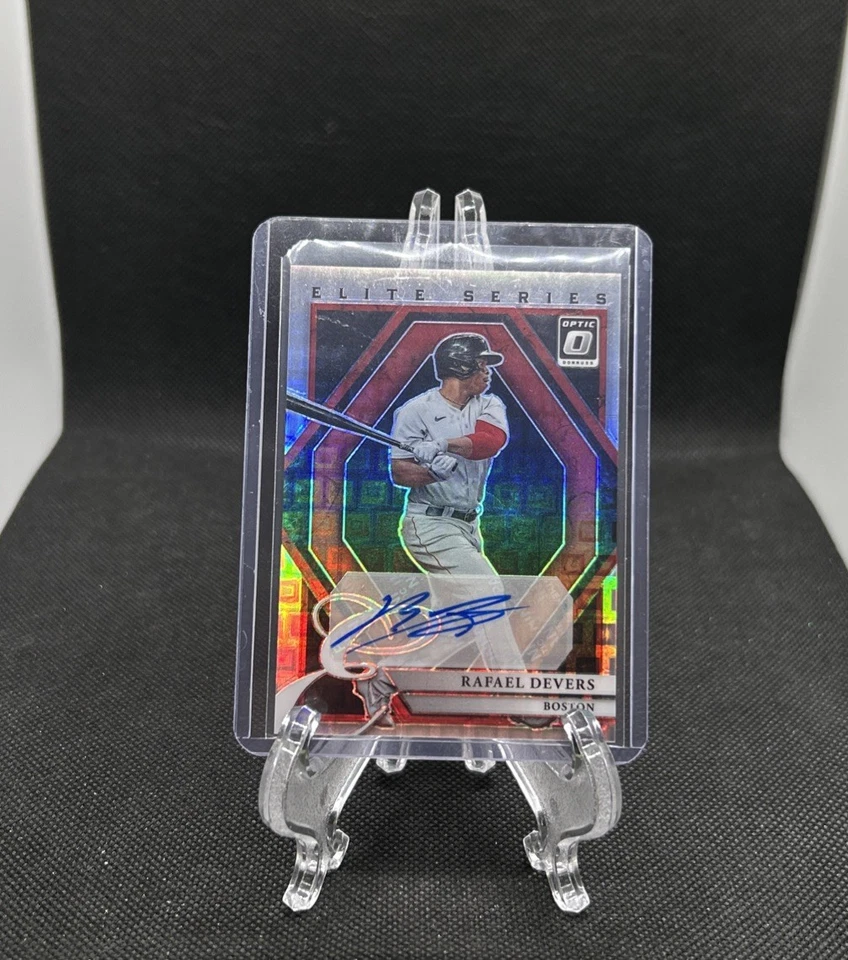 2022 Panini Donruss Optic Pandora Prizm /20 Rafael Devers Auto #ESS-RD  - Image 1 of 2