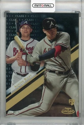 2019 Topps Gold Label Austin Riley Class 1 Black RC Braves Card - Image 1 of 2