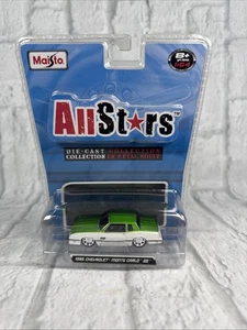 Maisto All Stars, 1986 Chevrolet Monte Carlo SS, Green, 1:64, NIB - Picture 1 of 6