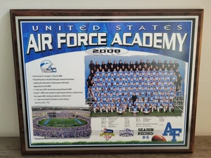 US Air Force Academy 2008 College Football Team-Issued Team Photo Plaque - Picture 1 of 5