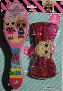 L.O.L. Juego de cabello Surprise de 2 piezas con cepillo y arco de cabello lentejuelas, LOL Surprise - Imagen 1 de 5