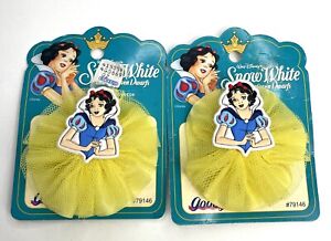 Vintage 1993 Goody Hair Clips Disney Snow White Barrettes NEW