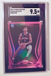 Killian Hayes Panini Certified Mirror Red RC Detroit Pistons NBA #194 SGC 9.5 - Picture 1 of 2