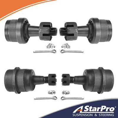 4WD 4pcs Front Ball Joints For Jeep Grand Cherokee Wrangler Comanche Wagoneer - Image 1 of 4