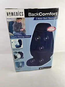 HOMEDICS BACK COMFORT 5 MOTOR BACK MASSAGER WITH HEAT BK-250 Open Box/ Never Use - Picture 1 of 8