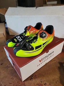 NEU Vittoria Fusion 2 Rennradschuhe Fluro - EU 40 US 7 1/2 Herren 9 Damen - Bild 1 von 16